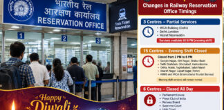 Northern Railway Revises Reservation Office Timings for Diwali, Several Centres to Remain Closed Northern Railway, Diwali Travel, Railway Reservation, Delhi News, Train Ticket Booking