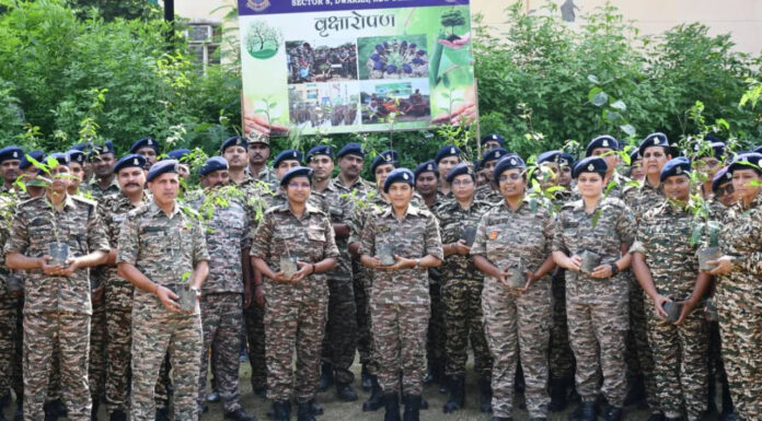On Gandhi Jayanti, Khaki Takes Up the Broom, Plants Saplings for a Greener Future