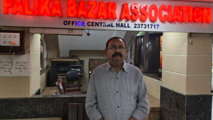 Palika Bazaar Under Heavy Security Ahead of Political Flag-Hoisting Plan, 400 Shops Face Business Concerns
