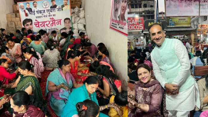 Pankaj Luthra Organises Free Mehndi Camps at Eight Locations for Karwa Chauth