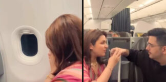 Video: Parineeti celebrates Karwa Chauth at an altitude of 35,000 feet, completes the rituals with Raghav on flight