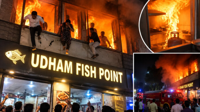 Delhi Restaurant Fire: People Jump from Windows to Escape Massive Blaze