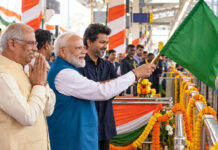 PM Narendra Modi Inaugurates Rs 4,900-Crore Chennai Metro Stretch, Rides Train with CM Vijay