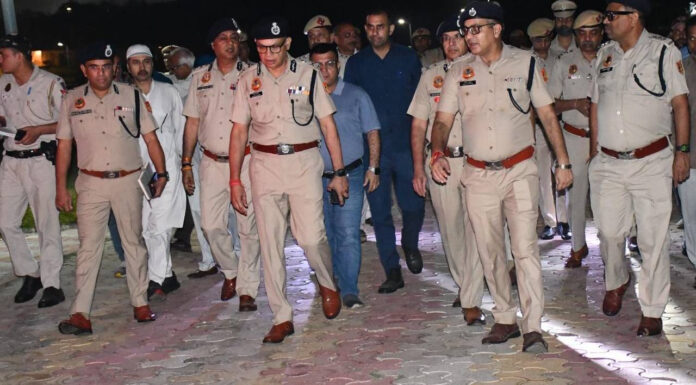 Police Commissioner Inspects Security From Ashita Park to Pink Booth