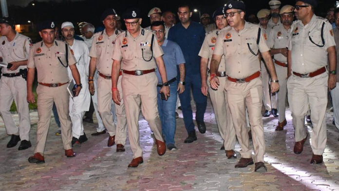 Police Commissioner Inspects Security From Ashita Park to Pink Booth