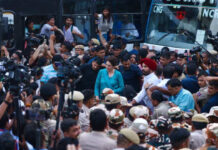 Protest Turns Chaotic; Three Cases Registered at Parliament Street and Connaught Place Police Stations
