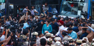 Protest Turns Chaotic; Three Cases Registered at Parliament Street and Connaught Place Police Stations