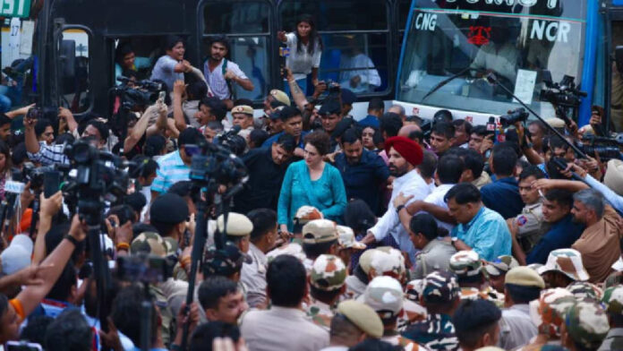 Protest Turns Chaotic; Three Cases Registered at Parliament Street and Connaught Place Police Stations