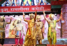 Ram’s Exile Scene Brings Devotees to Tears; Union Minister Jual Oram Plays Nishad Raj Ram’s Exile Scene Brings Devotees To Tears; Union Minister Jual Oram Plays Nishad Ra