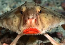 World's strangest fish, with lipstick-coated lips; moves like humans on the seashore