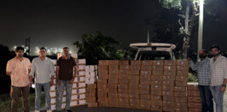 Rohini Police Crack Down on Illegal Liquor Trade; 5,500 Quarters Seized, Smuggler Arrested