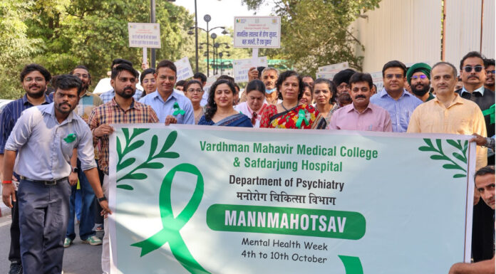 Safdarjung Hospital Organises Man Mahotsav 2026 to Promote Mental Health Awareness