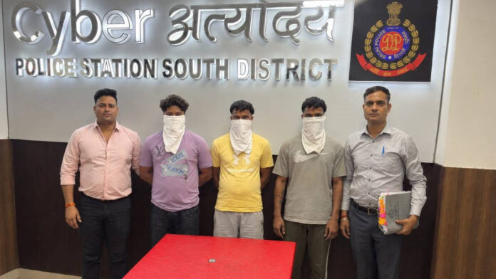 South Delhi Cyber Police Arrest Three, Mule Accounts Used in Fraud