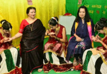 Students Celebrate Motherhood Through Mehndi Art at Muzaffarnagar School