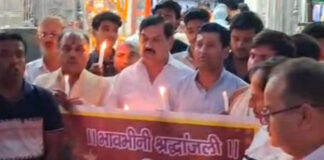 Sub-Inspector Arun Chahar Dies After Road Accident, Locals Hold Candlelight March in Tribute