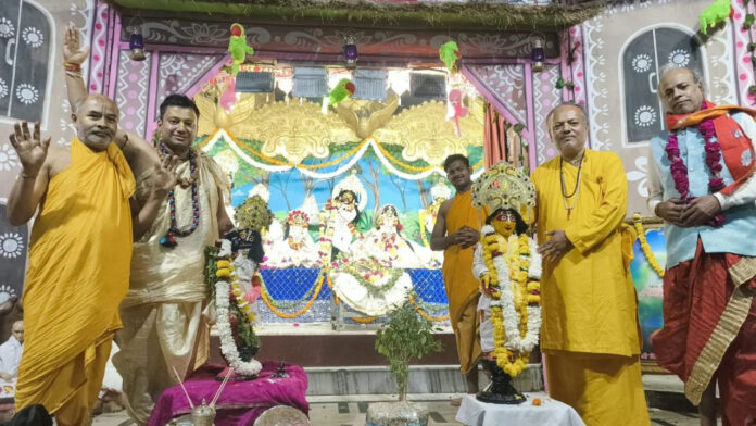 541-Year-Old Idol of Thakur Gauranga Mahaprabhu Arrives in Vrindavan