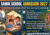 UP Sainik School Admission 2027–28: Registration Begins, Check Exam Pattern and Important Dates