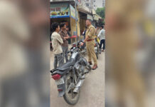 Vrindavan Police Issue Challans to 40 Vehicles for Traffic Violations